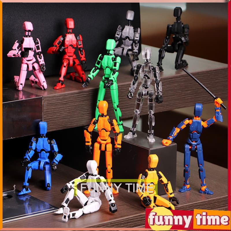 Homem Articulado Dummy13,Boneco Com Impressão 3D articulado Brinquedos De 3a Geração Dummy
