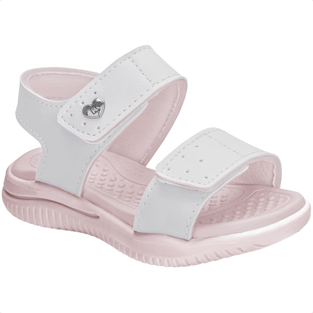 Kit Sandália Infantil Kidy Fly Baby Feminina Confortável Tiras Autocolantes Confortável Delicado