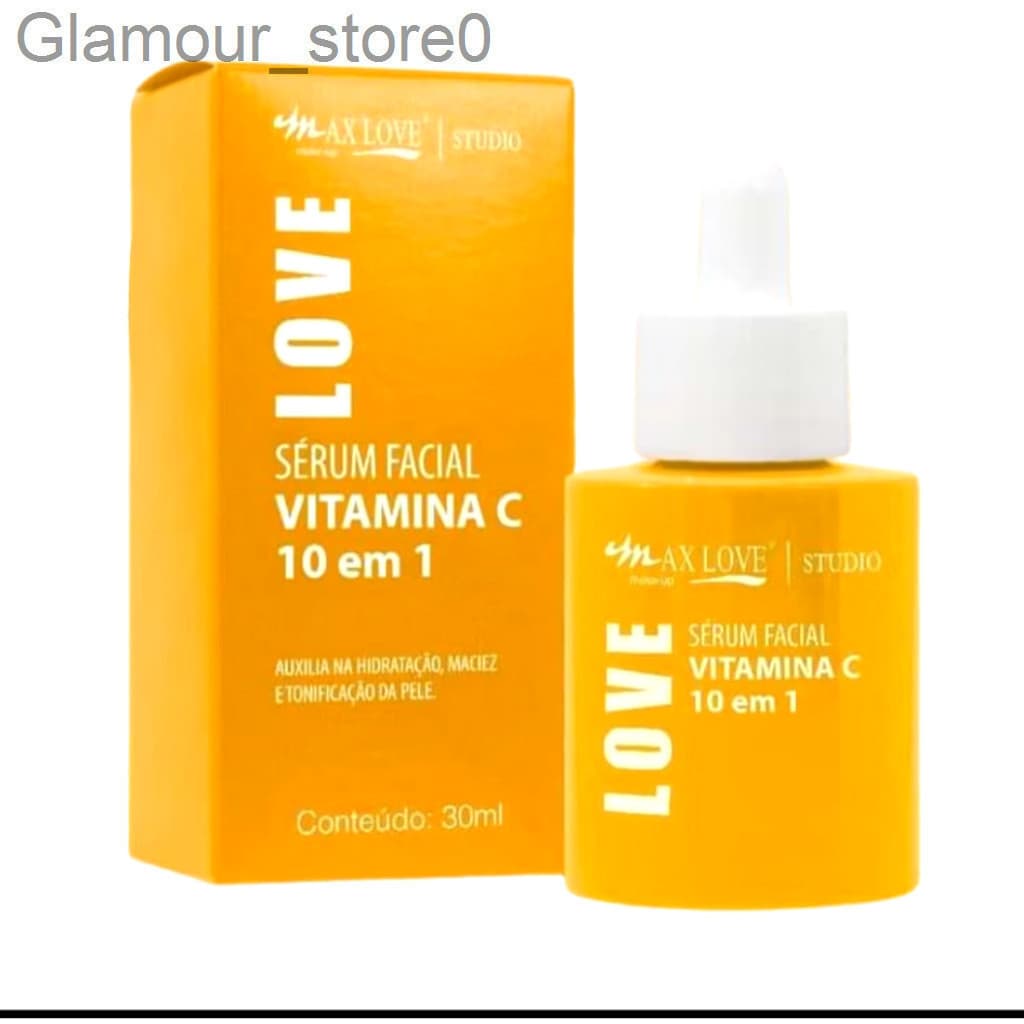 ✨ Sérum Facial Vitamina C 10 em 1 Max Love – Antioxidante, Clareador e Hidratante4KZJ