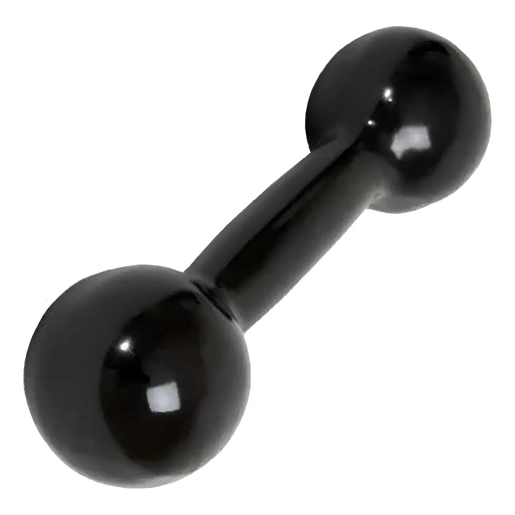 Halter Ferro Dumbell Emborrachado 3kg Academia Treino