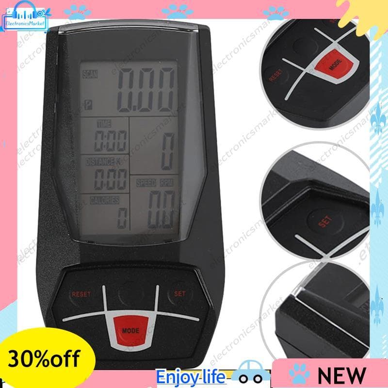 [Em Vendas E] Monitor De Bicicleta Ergométrica Para Ciclismo Interno , Velocímetro , Computador Estacionária , Acessório
