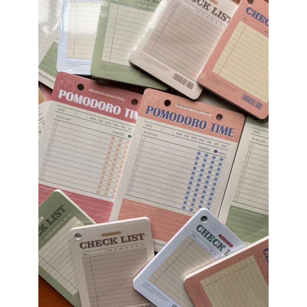 Tomato Plan Notebook Nota Eficiência Notebook Gerenciamento de Tempo Agenda Notebook Lista de tarefas Alunos aprendem Ve