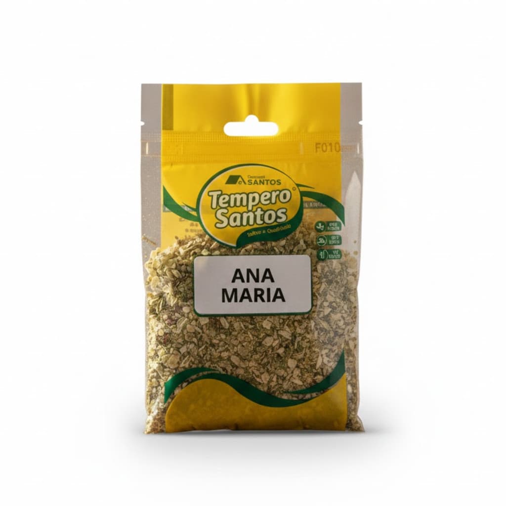 Tempero Ana Maria Completo Seco | Mix De Especiarias Para Feijão e Frango - Tempero Santos