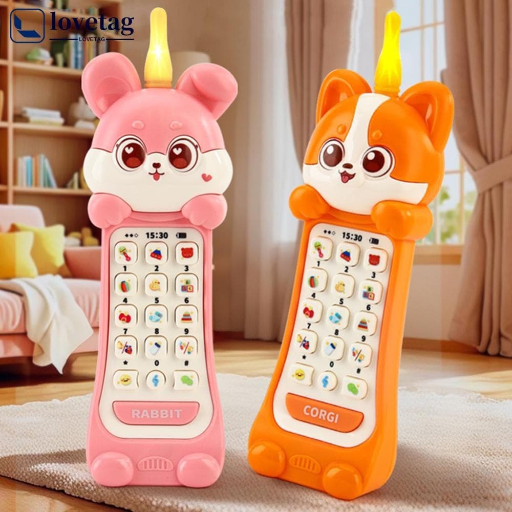 LOVETAG Bebê Telefone Brinquedo Música Som Dormir Brinquedos Com Mordedor Simulação Crianças Infantil Educativo Precoce