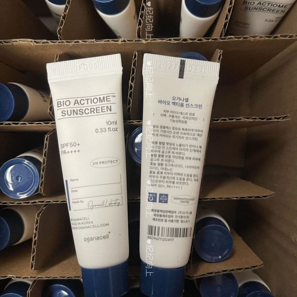 Coreia oganacell oganacell linha refrescante hidratante protetor solar creme protetor solar loção tamanho viagem 10ml