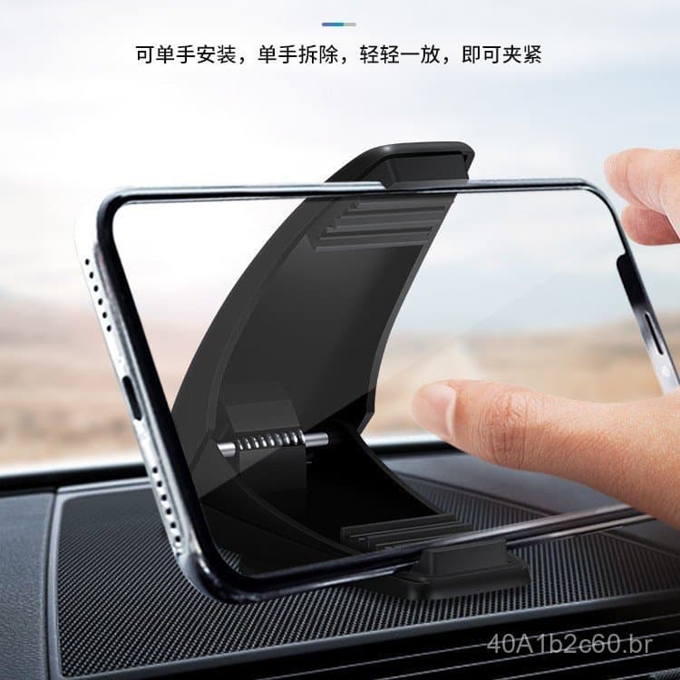 Novo suporte para celular de carro com ventosa, suporte giratório de 360 graus, suporte de navegação para painel HUD, ve