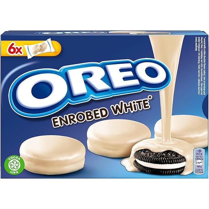 Chocolate Oreo White Enrobed 246g Importado Original Pronta Entrega