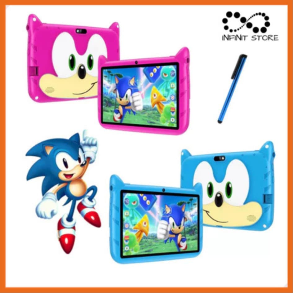 Tablet Infantil Para Crianças Kids Sonic Android 7 Polegadas Com 64GB Smart 2030