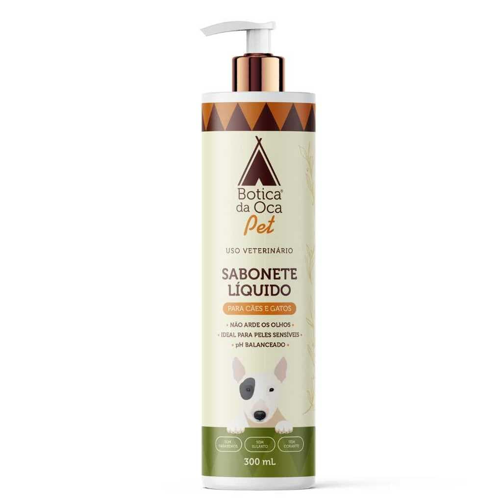 Shampoo Liquido de Ervas para Pet - 300ml - Botica Natural Pet