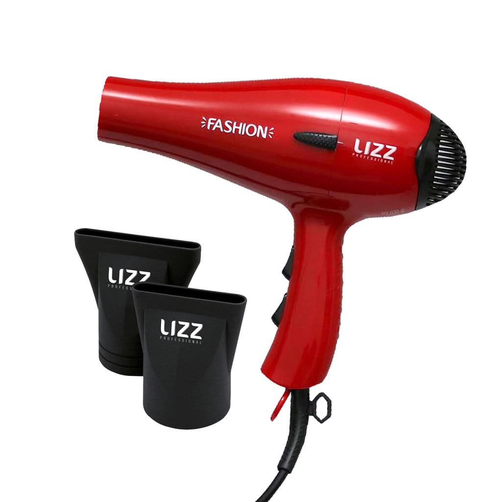 Secador Profissional Fashion Vermelho (2150W / 2200W) - Lizz Pro
