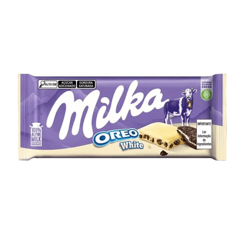 Milka Chocolate Oreo White 100g Importado Original Pronta Entrega