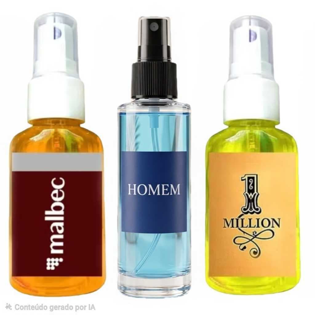 KIT COM ( 3 OU 1 UNIDADE ) CHEIRINHO DE CARRO AUTOMOTIVO E AMBIENTES  MASCULINO SPRAY AROMATIZANTE