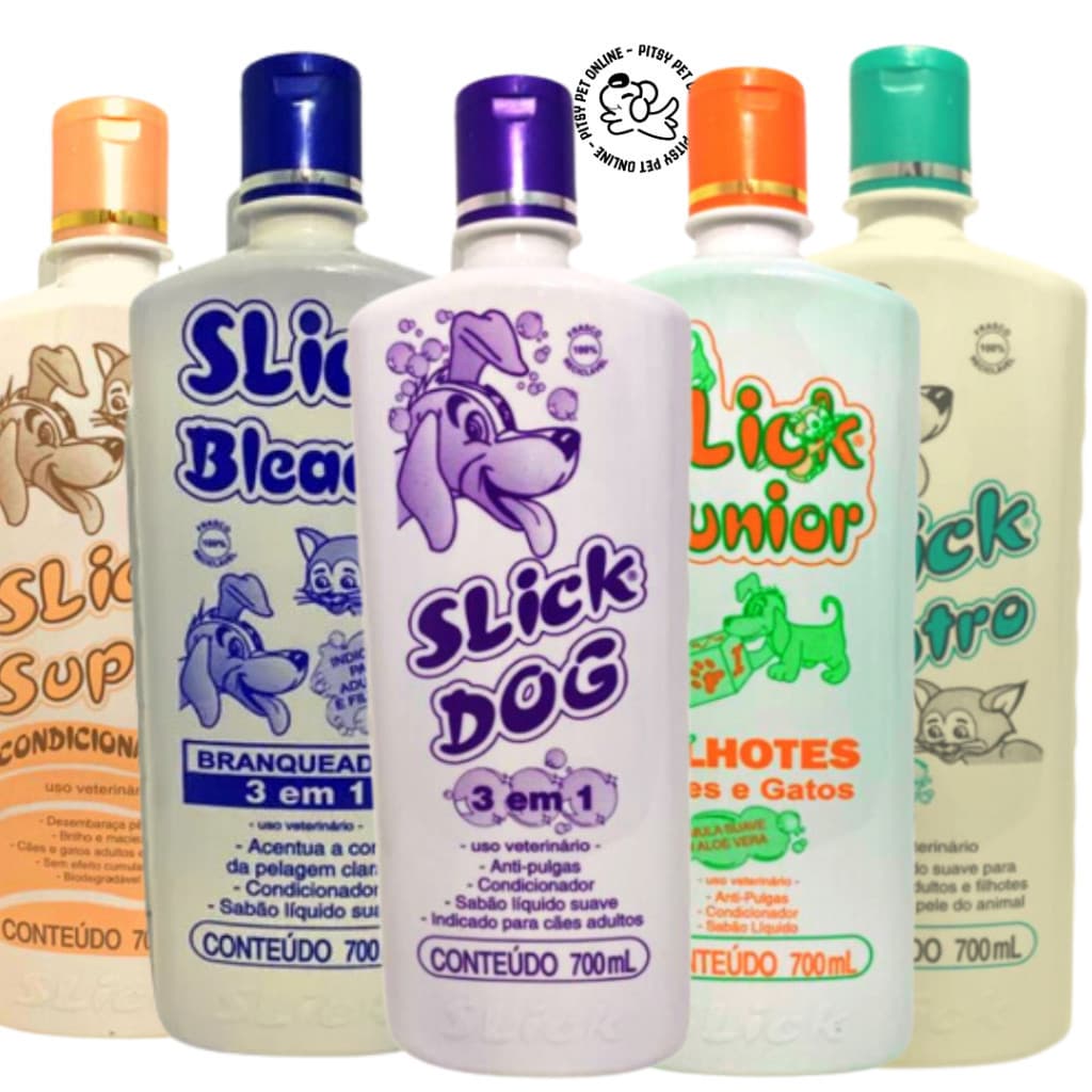 Shampoo para Cachorro Slick 700ml - Shampoo para Cães