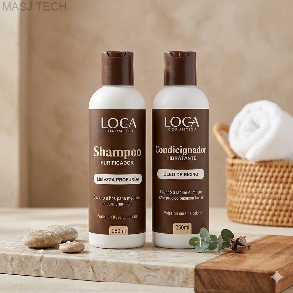 Kit Loca Cosmetics Shampoo Purificador + Condicionador Hidratante 250mlP19I
