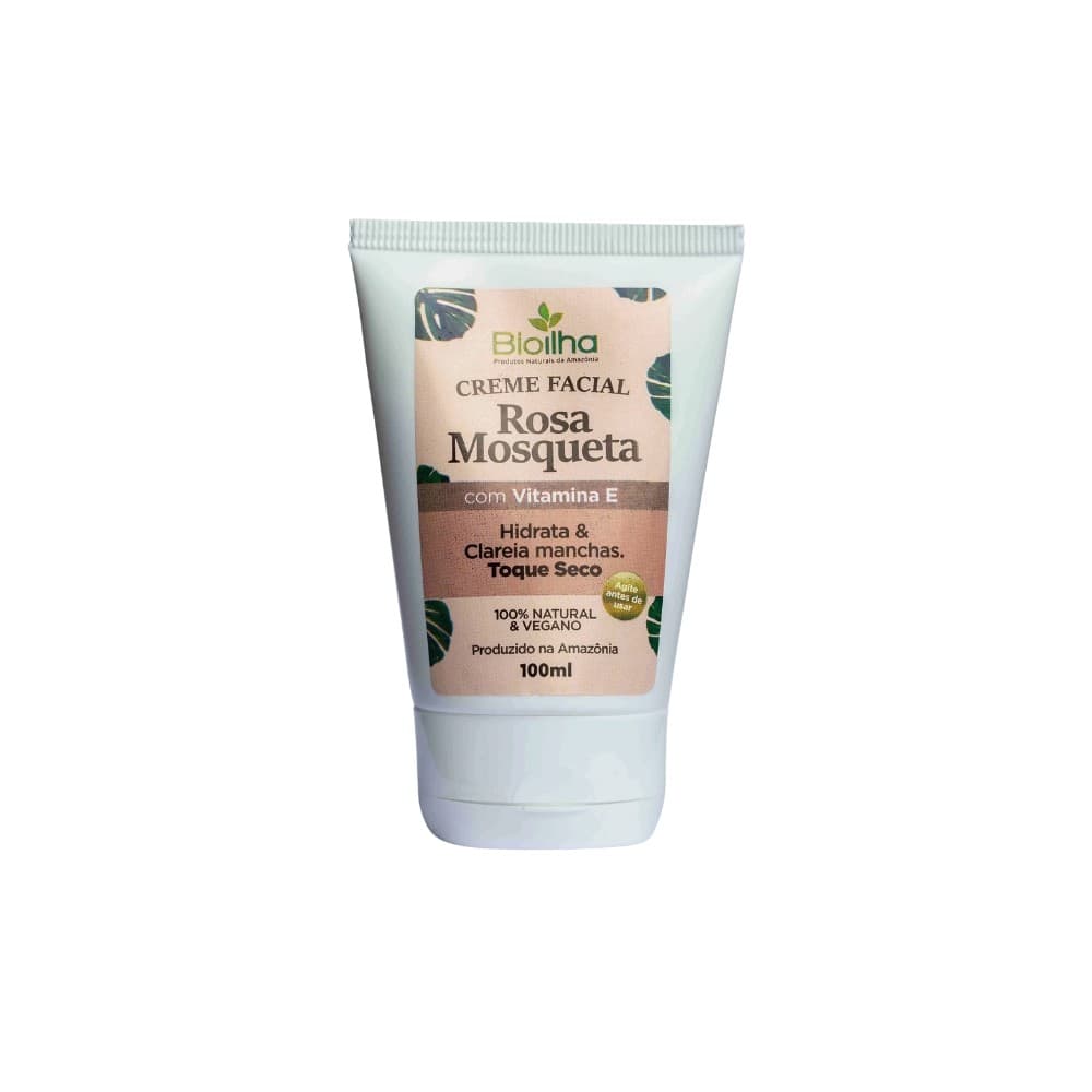 Creme Facial de Rosa Mosqueta (Anti Idade/ Pele Firme /Hidratada e Saudável)