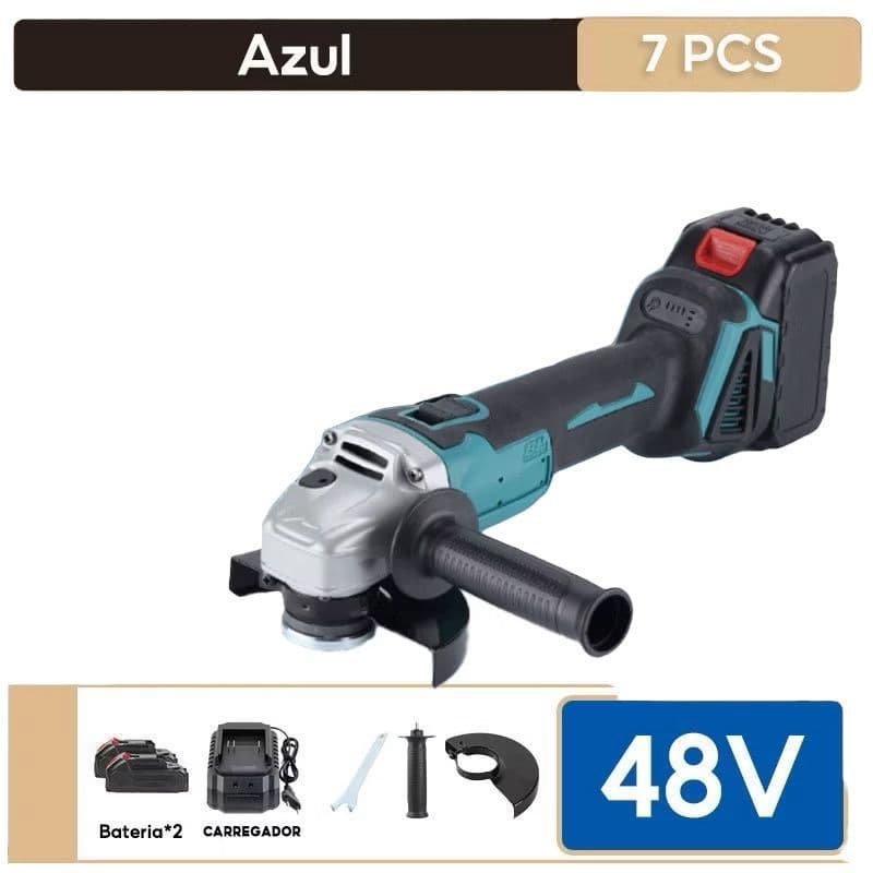 Esmerilhadeira Angular SEM FIO 48v Politriz/lixadeira E Esmerilhadeira Sem escova  8000-10000R/min Bivolt