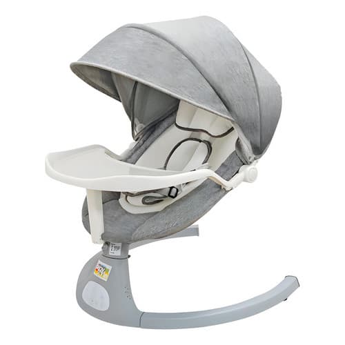 Baby Style Cadeirinha De Balanço 70x65cm Cinza Liso