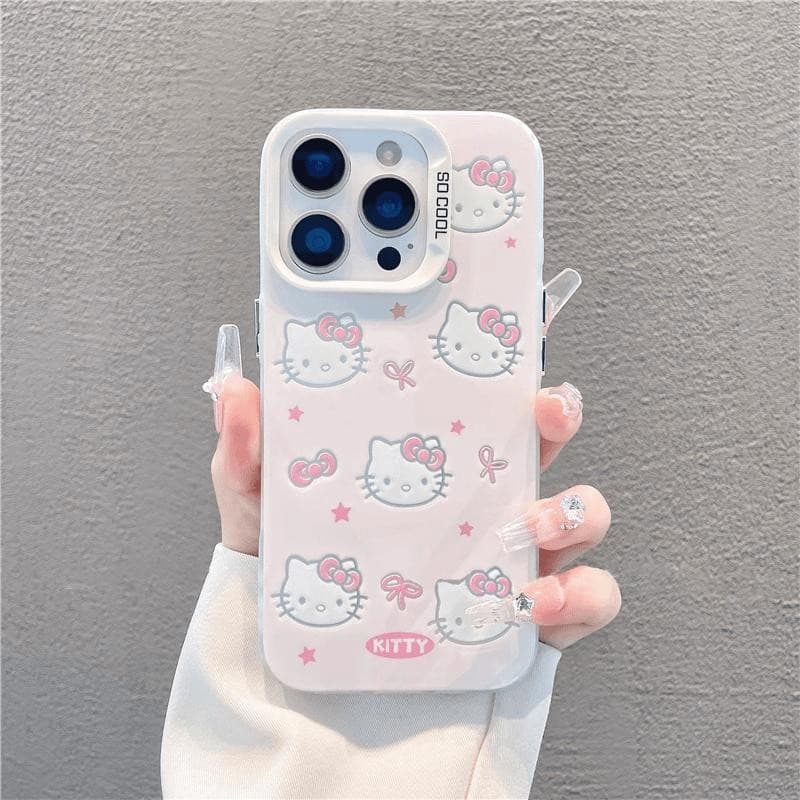 Capinha Para samsung Avatar fofo da Hello Kitty rosa Para samsung a55 a56 a10 a11 a13 a14 a20s a71 a50 a51 a52a53a54