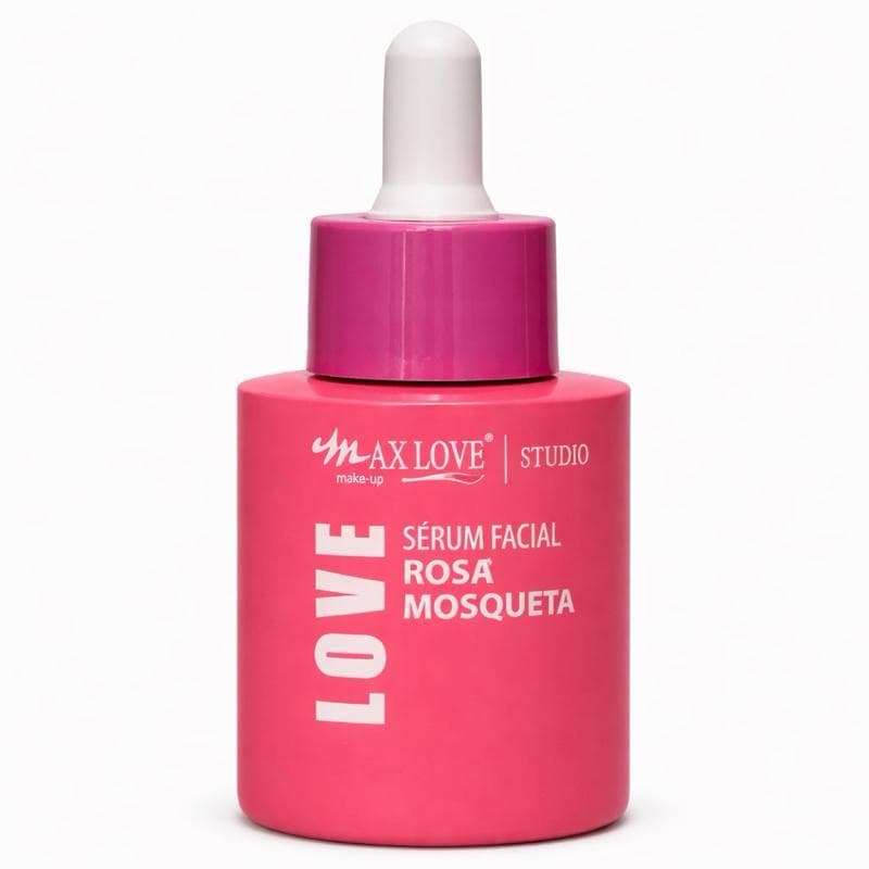 Sérum Facial Rosa Mosqueta Max Love 30ml Hidratante Regenerador Anti Manchas e Anti Idade