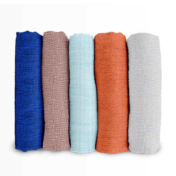 Tecido Tricoline Estampado Textura Tramas Costura Patchwork Artesanato Pano DIY Cortina