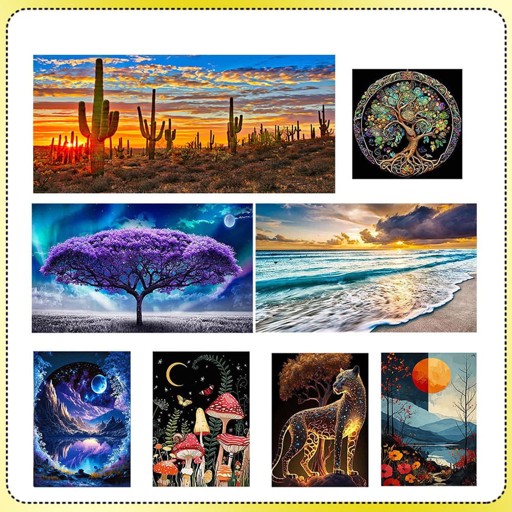 Pintura com diamantes redondos 5D pintura com diamantes arte com pedras preciosas artesanato DIY 30x40/70x40/120x40cm