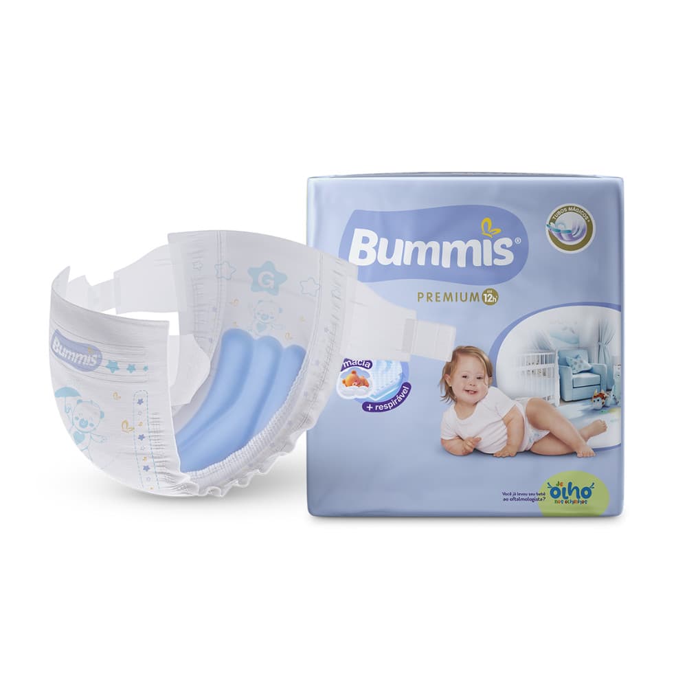 Fralda Descartável Bebê Infantil Capricho Bummis Pacote Hiper