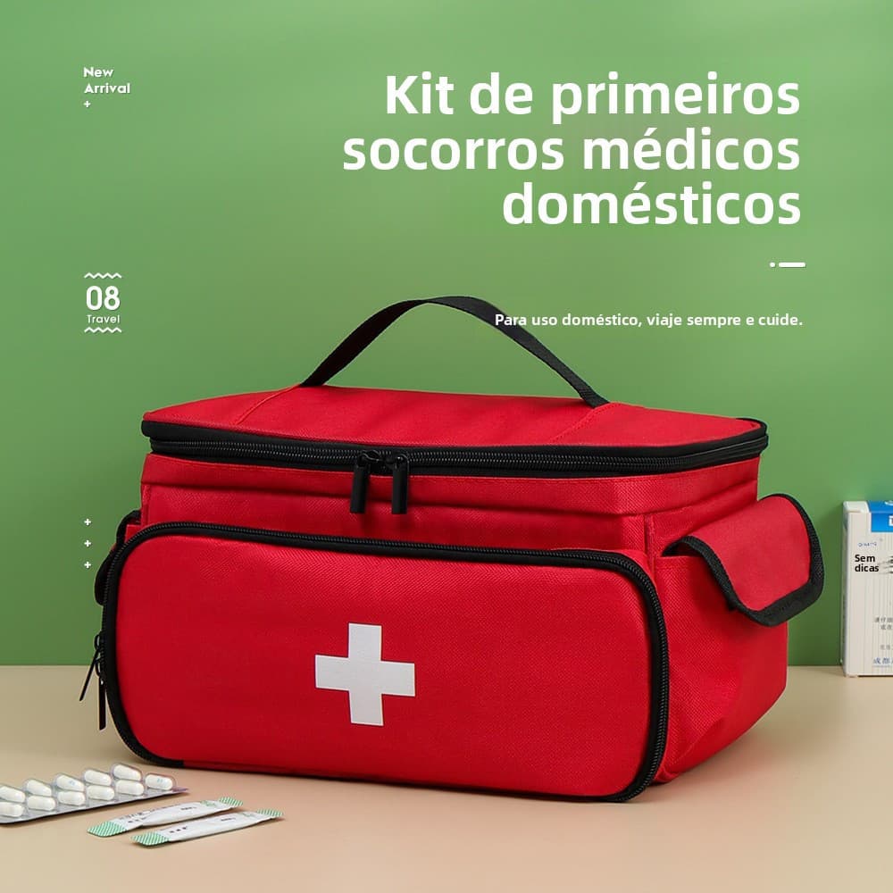 Bolsa Médica De Viagem , Caixa De Armazenamento De Primeiros Socorros Familiares , Kit Médico
