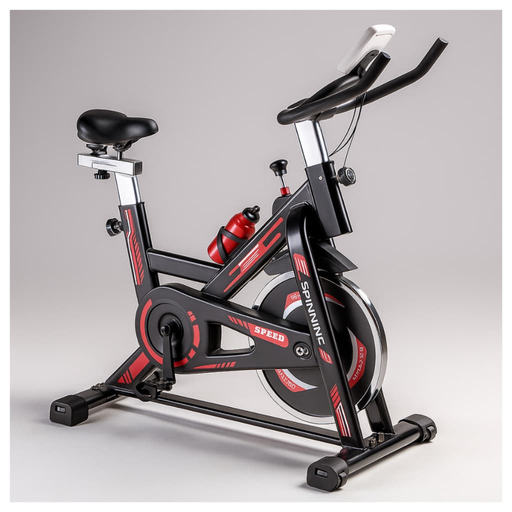 Bike Bicicleta Ergometrica Exercicio Academia Inércia 8kg Spinning Ginastica Roda de Inércia 8kg