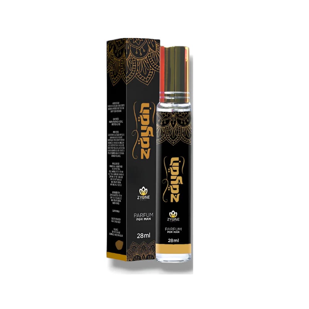 Perfume Contratipo Masculino Árabe Zayan Zyone 28ml Fragrância Importada Parfum Homem