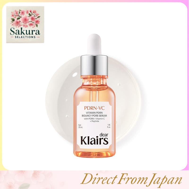 Sérum de Beleza PDRN Vitamina C para Elasticidade dos Poros [Klairs] Sérum Reparador de Poros Vita Peptide 35ml Antiopacidade, Tonificação, Firmeza, Pigmentação, Niacinamida, CICA, Lipossoma, Peptídeo NMN, Textura da Pele, Colágeno, Ampola Hidratante, Cosméticos Coreanos