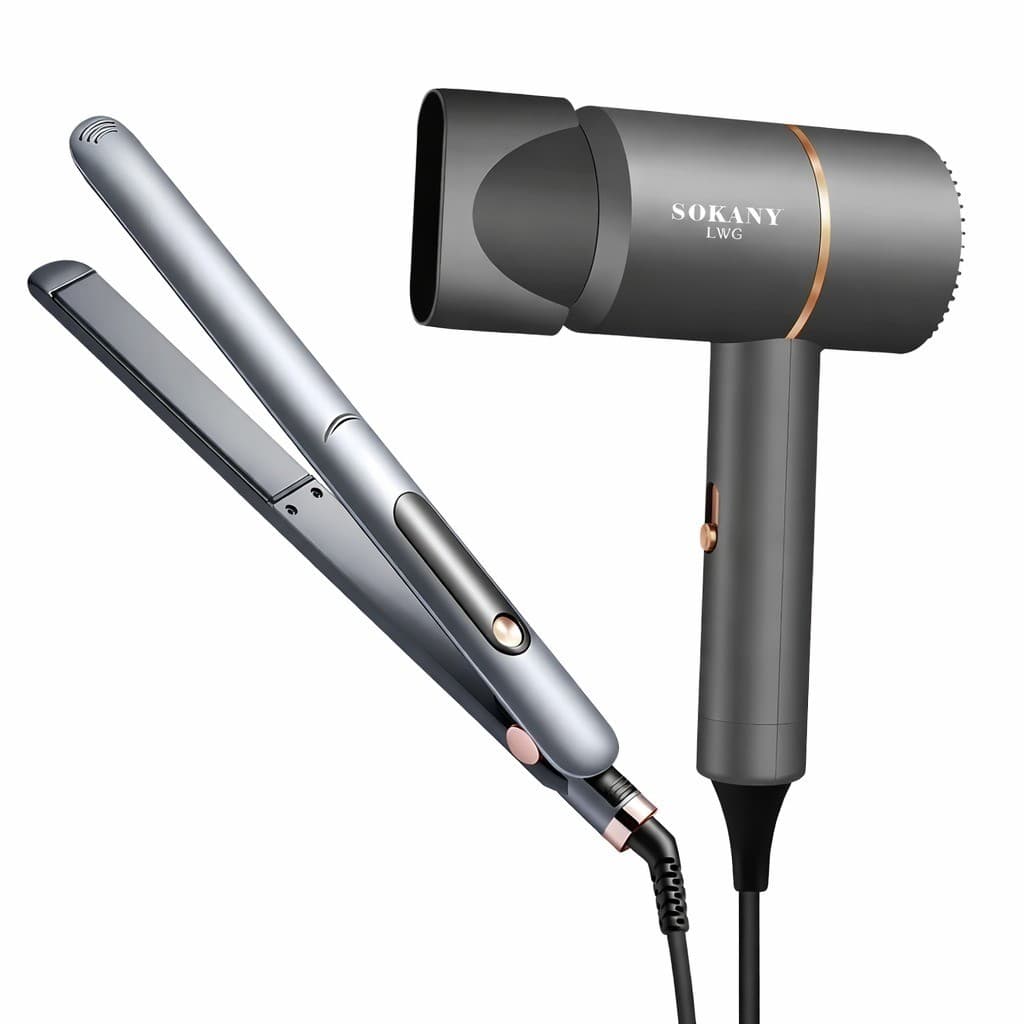 Secador de Cabelo + Chapinha Alisadora Profissional 220v