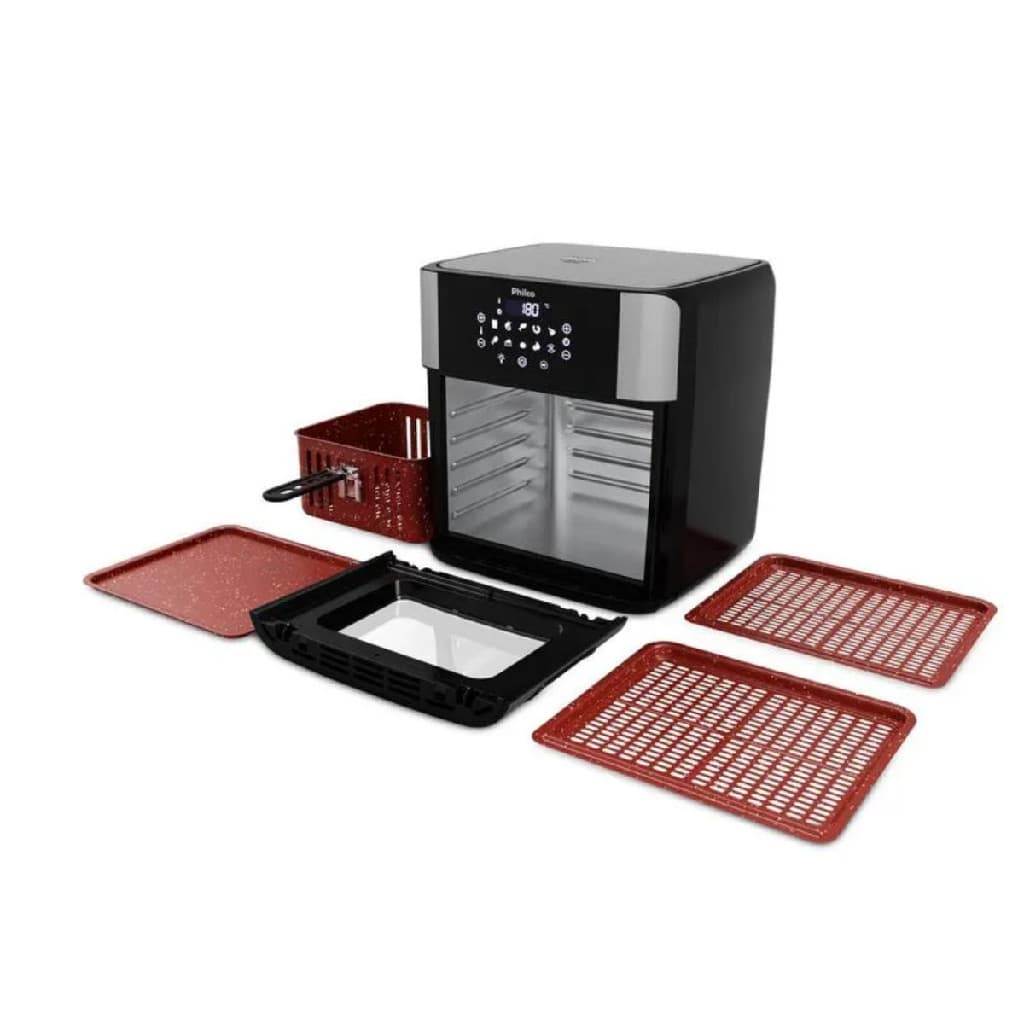 Fritadeira Air Fryer 4 Em 1 Painel Digital 16l Preto 220v