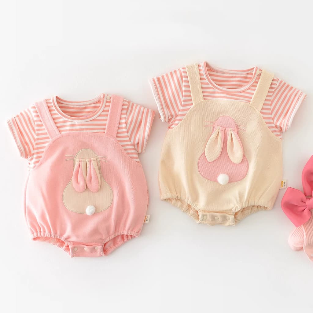 Bebê macacão verão bebê menina puro algodão vestido de verão estilo princesa Outing roupas bebê macacão verão fino macac