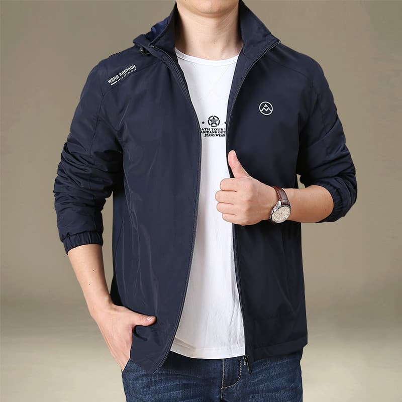 2025 outono inverno novo estilo jaqueta masculina solta Casual esportes blusão jaqueta ao ar livre fina velo jaqueta de 