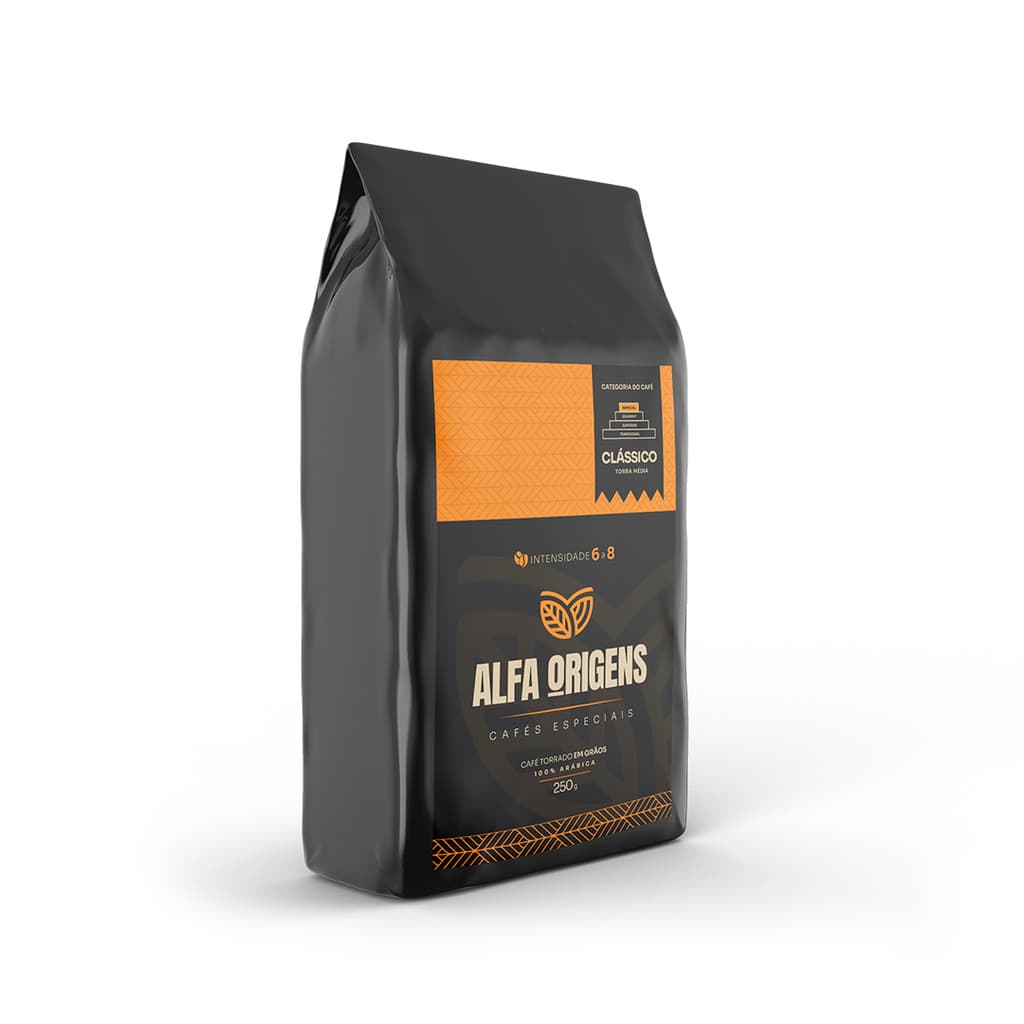 250g Café Alfa Origens Clássico em Grãos Especial 100% Arábica 82 pontos
