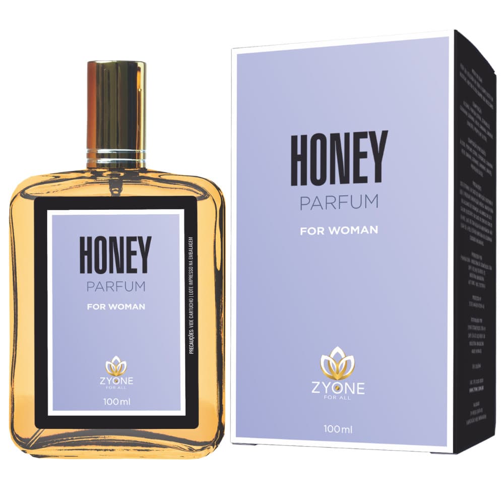 Perfume Honey Zyone Feminino Alta Fixação Essência Importada Parfum