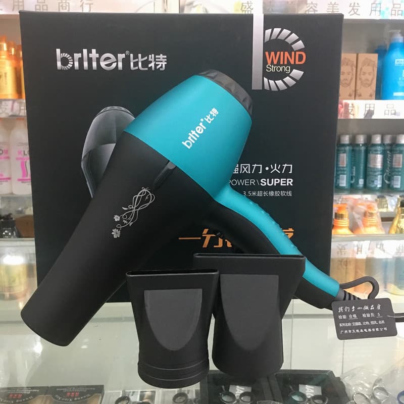 Bit secador de cabelo Super poderoso secador de cabelo profissional salão de beleza barbeiro doméstico de alta potência 
