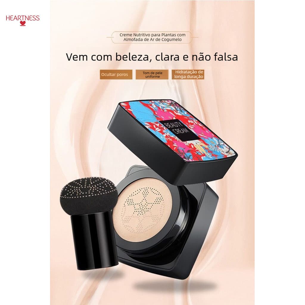 Almofada de cabeça de cogumelo BB creme corretivo Base líquida creme de beleza iluminando maquiagem fundação cosméticos
