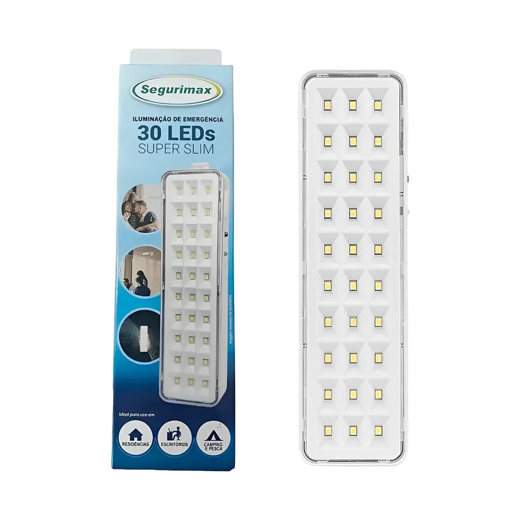 LUMINARIA LED DE EMERGENCIA 30 LEDS - SEGURIMAX