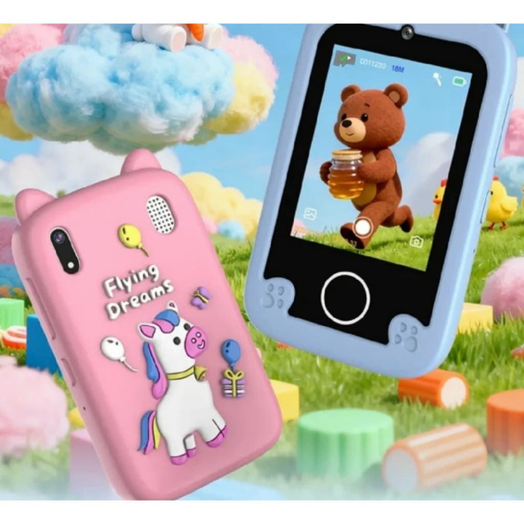 Telefone Celular C13 Para Crianças Com Câmera Jogos Música Vídeos Touch Brinquedo Educativo Infantil Digital