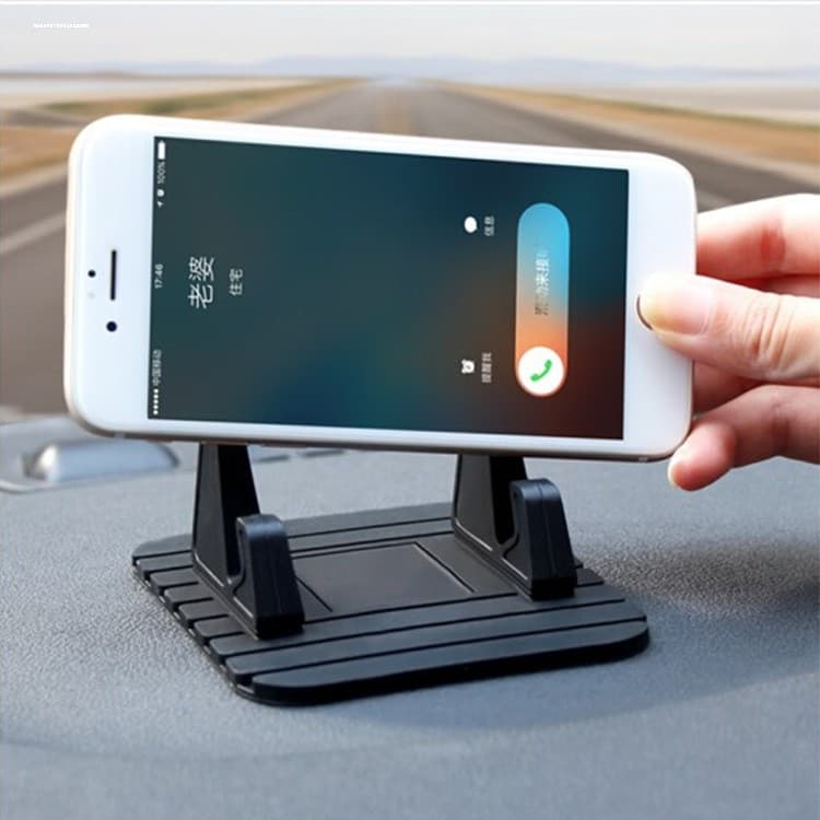 Suporte do telefone do carro Console central tipo fivela tela Horizontal suporte do carro Anti-deslizamento almofada pai