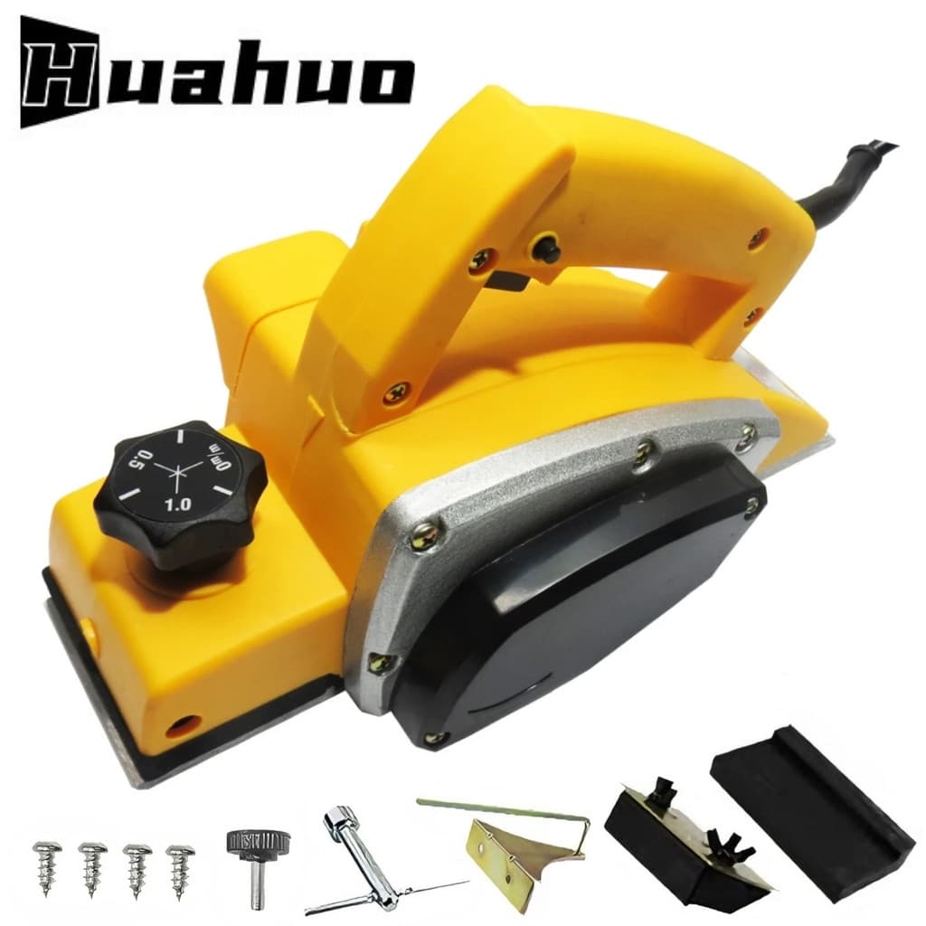 Plaina Elétrica Industrial 1380W 16500rpm Profissional Para Madeira 110V/220V!!