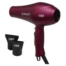 Secador de cabelo Lizz profissional com ions 2300v 110v concept vinho