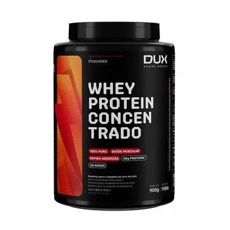 Whey Protein Concentrado Pote (900g) - Sabor: Chocolate