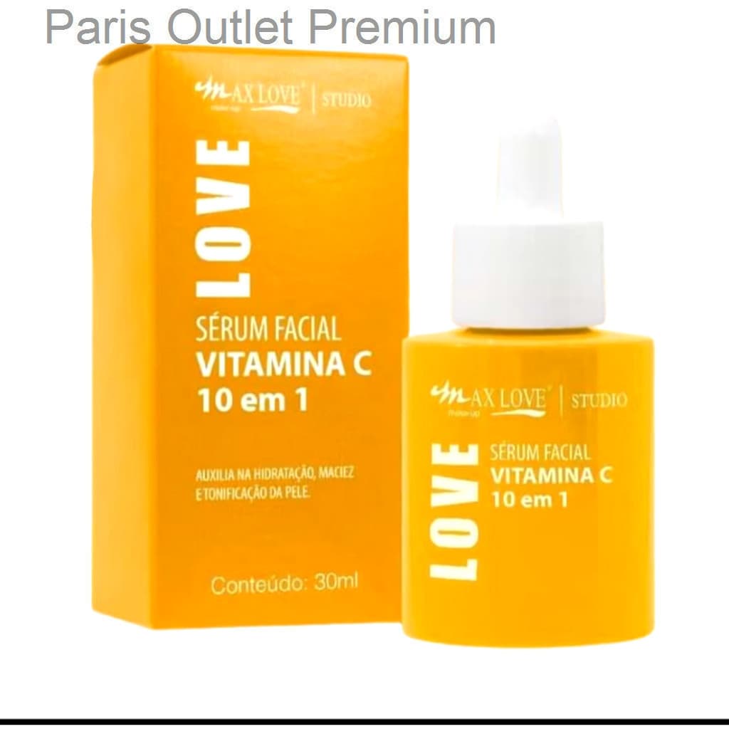 ✨ Sérum Facial Vitamina C 10 em 1 Max Love – Antioxidante, Clareador e HidratanteB2IV
