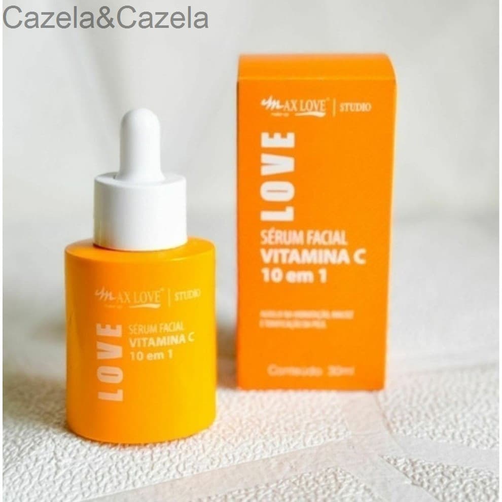 ✨ Sérum Facial Vitamina C 10 em 1 Max Love – Antioxidante, Clareador e HidratanteQIYP