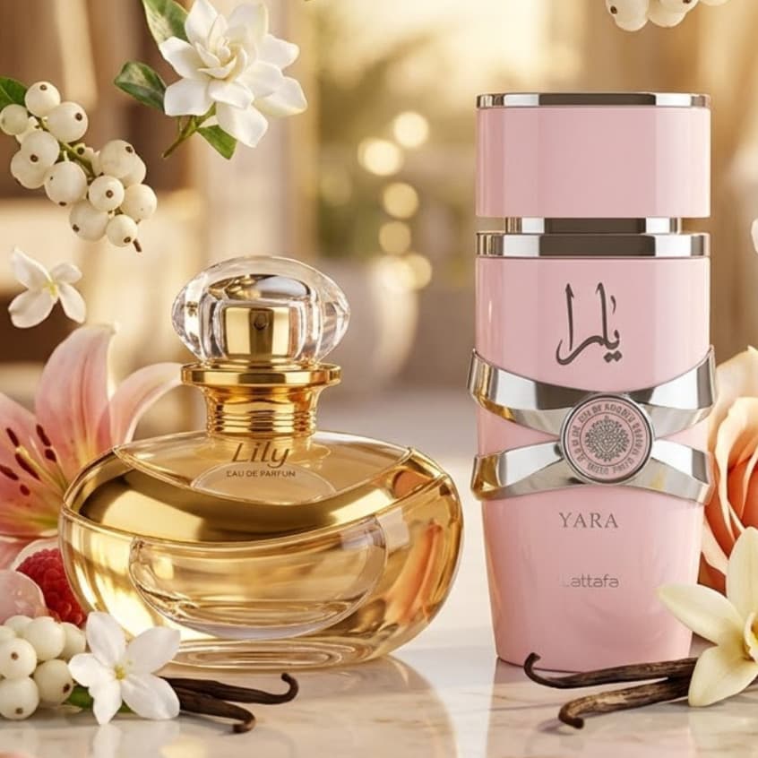 Perfume Feminino Importado Eau de Parfum Floral Doce Elegante Alta Fixação Aroma Marcante Kit 2