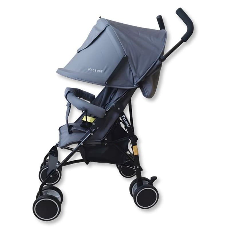 CARRINHO DE BEBE COMPACTO ALFA B 5N CINZA - PASSEAR BABY