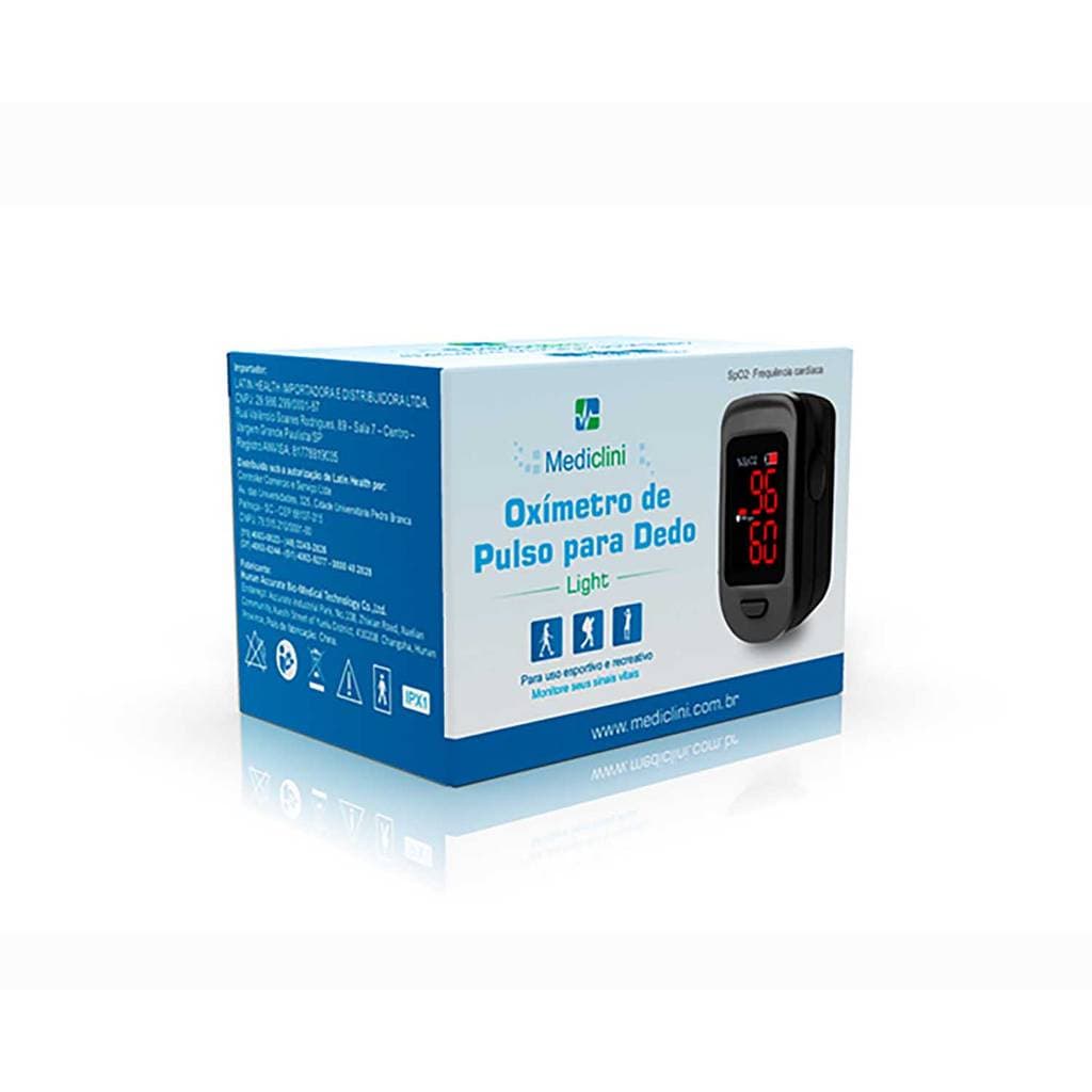Oxímetro de Pulso para Dedo Light Monitor SpO2 Adulto