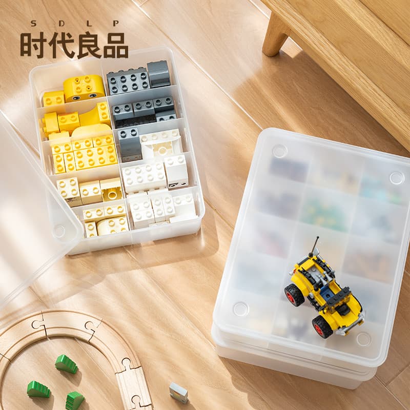 Times Goods Lego Caixa de armazenamento de brinquedos Caixa de armazenamento de ferramentas úteis Caixa de armazenamento